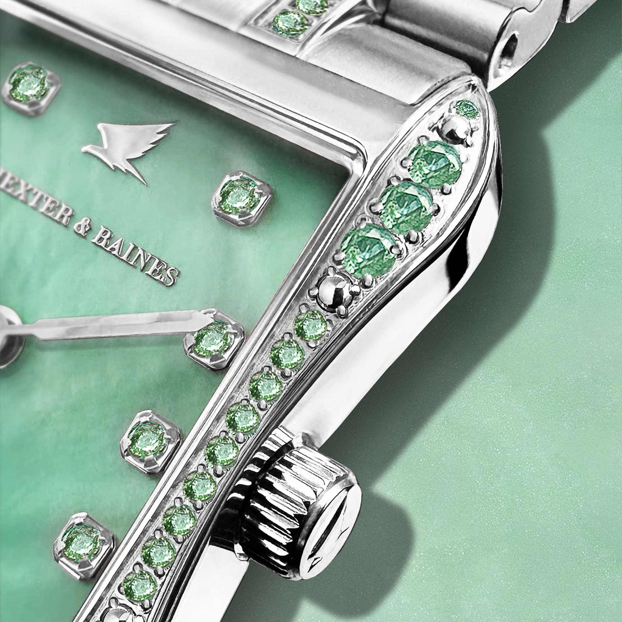 H&B Cronvas Duo, Light Green & Silver - 6