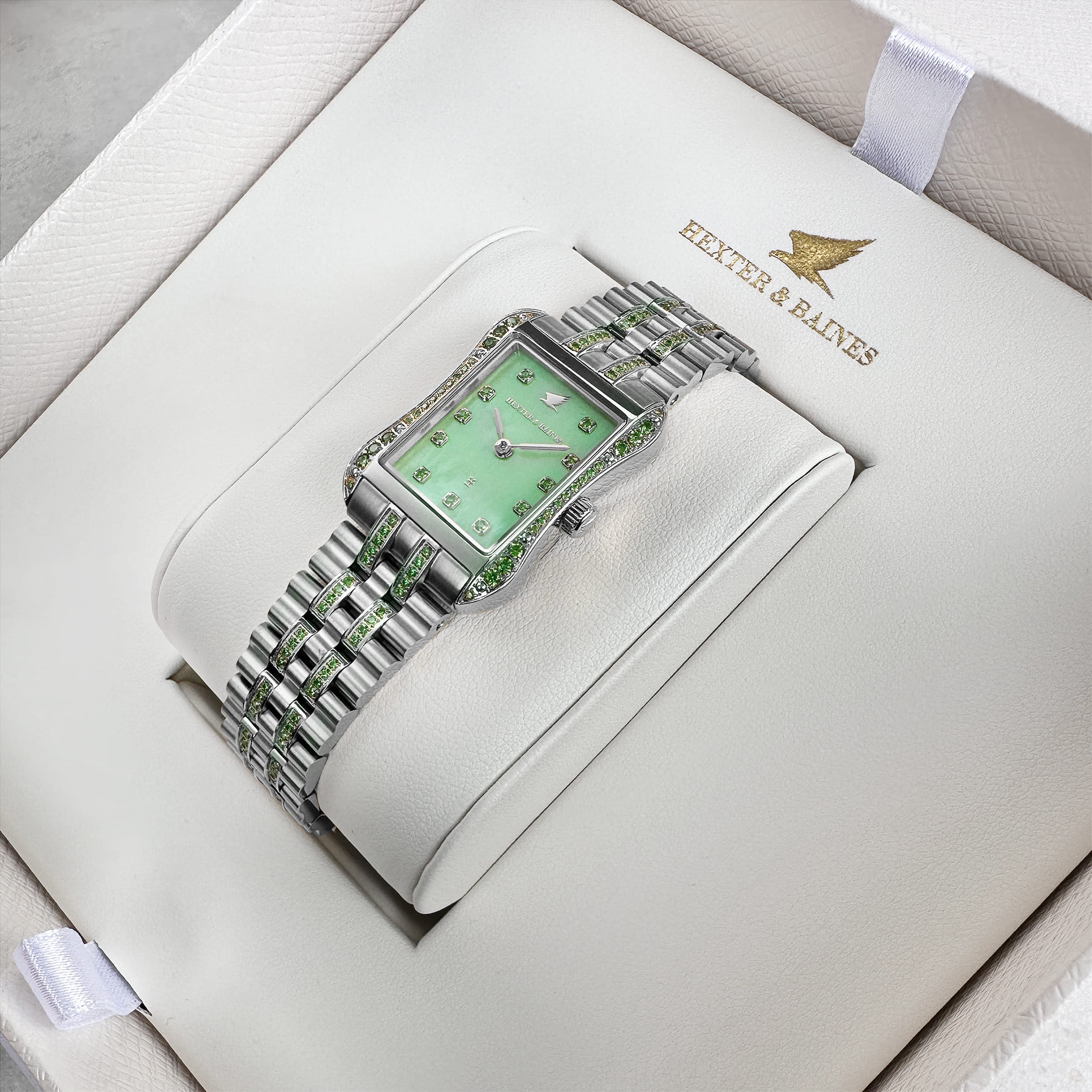 H&B Cronvas Duo, Light Green & Silver - 7