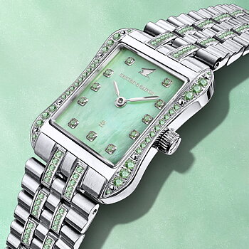 H&B Cronvas Duo, Light Green & Silver