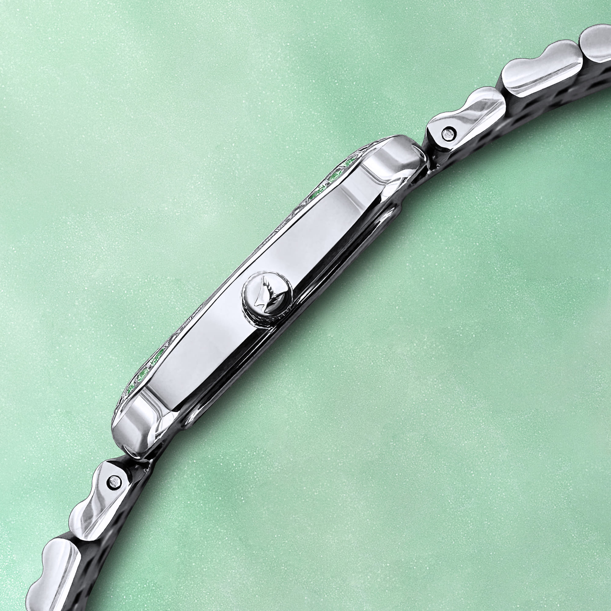 H&B Cronvas Duo, Light Green & Silver - 4