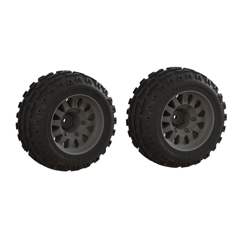 ARRMA dBoots Dirtrunner ST Tire Set Glued (2)