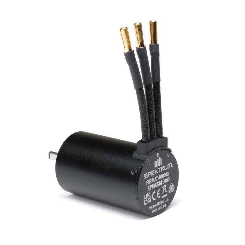 Spektrum Firma 3660-4000Kv 4-Pole Sensorless Brushless Motor: 5mm - 6