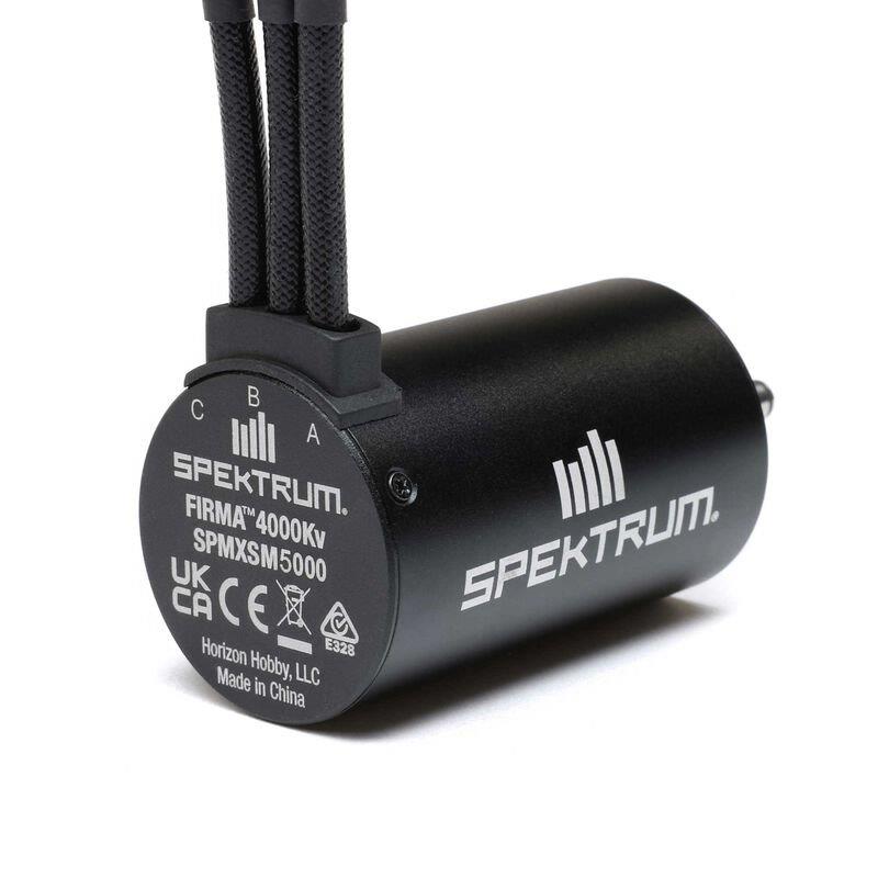 Spektrum Firma 3660-4000Kv 4-Pole Sensorless Brushless Motor: 5mm