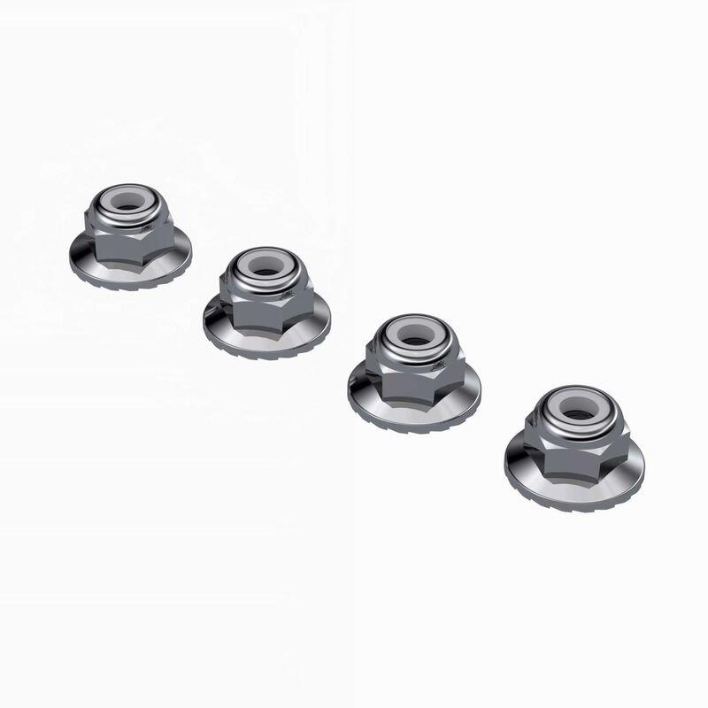 ARRMA Wide Flanged Nyloc Nut M4 (4)