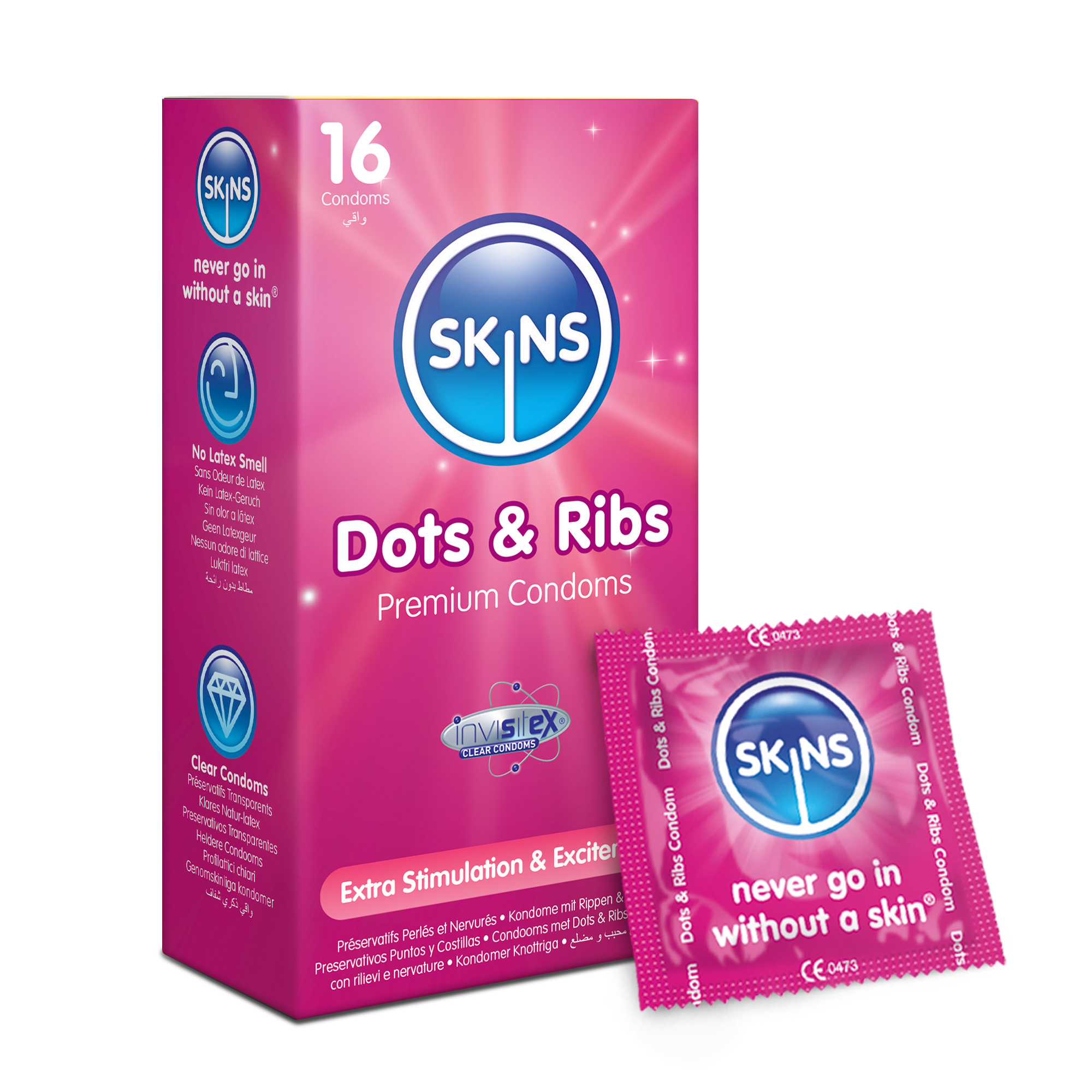 Skins Condoms Dots & Ribs 16-Pack - 5