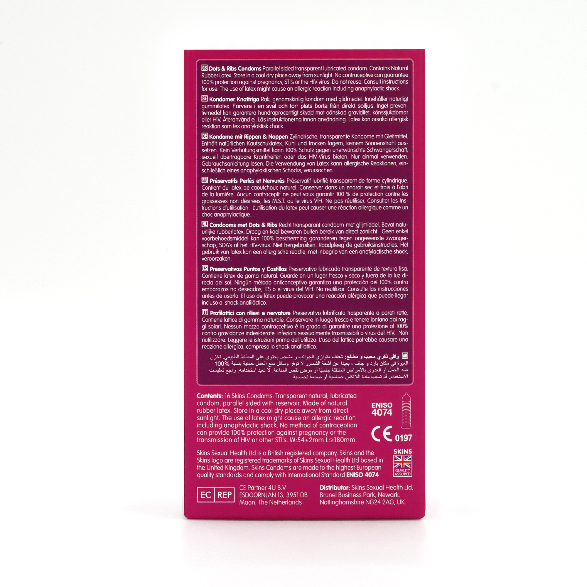 Skins Condoms Dots & Ribs 16-Pack - 4