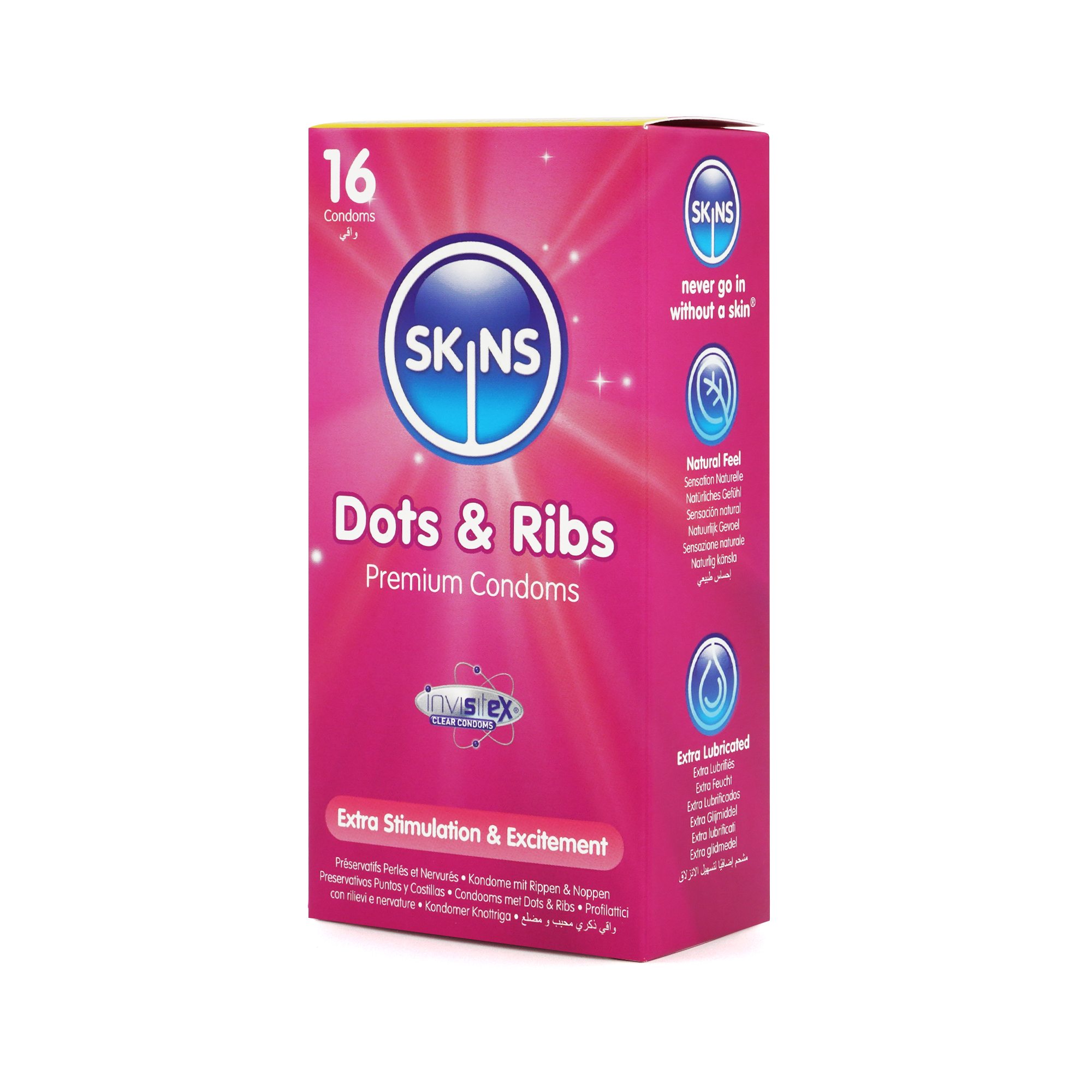 Skins Condoms Dots & Ribs 16-Pack - 2