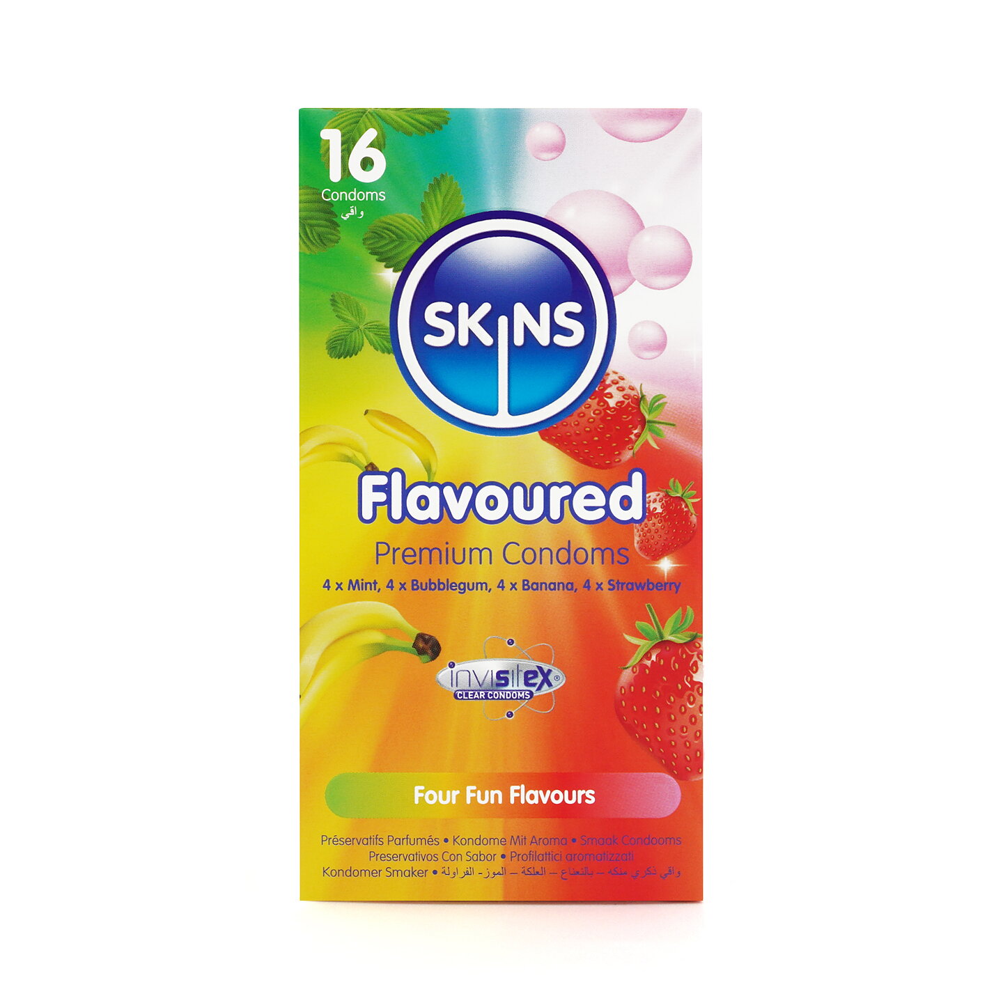 Skins Condoms Flavours 16-Pack
