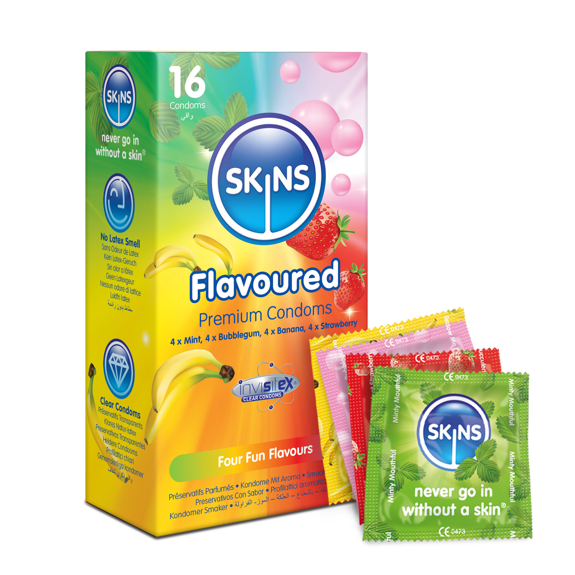 Skins Condoms Flavours 16-Pack - 5