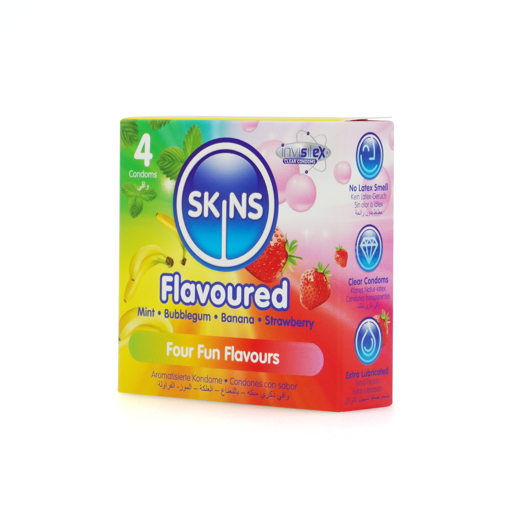 Skins Condoms Flavours 4-pack - 2