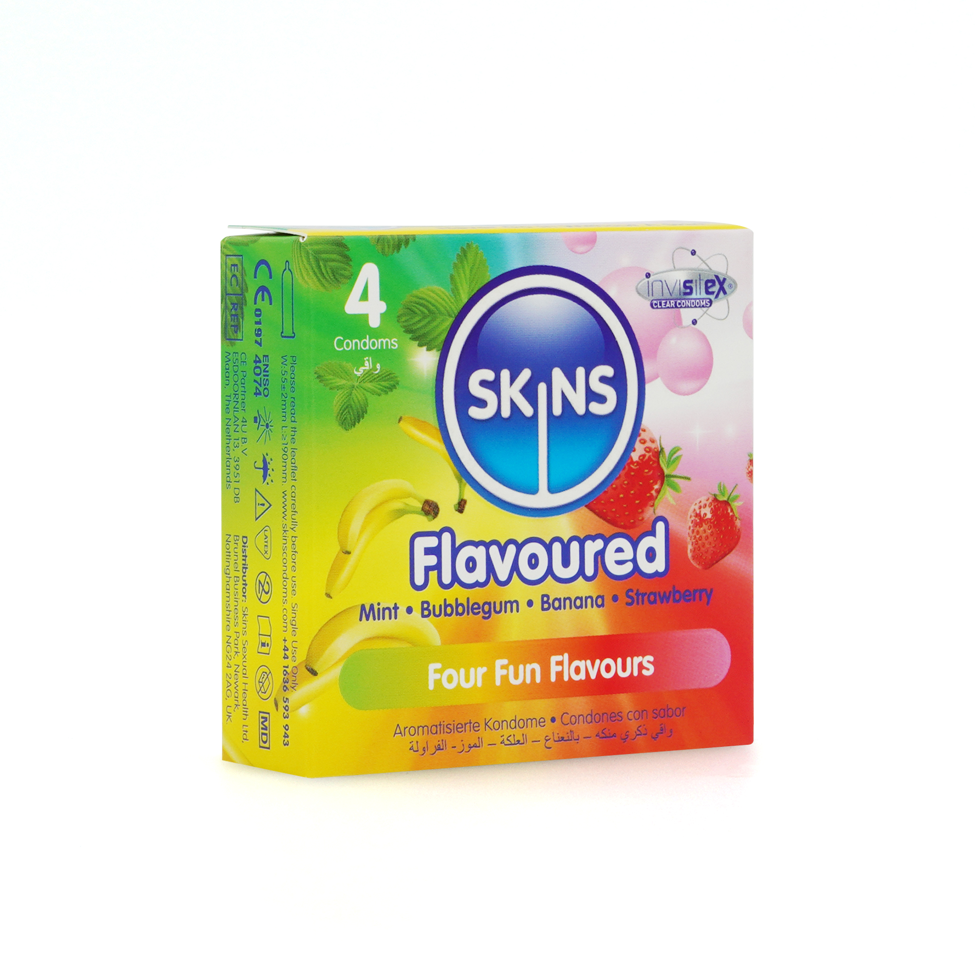 Skins Condoms Flavours 4-pack - 3