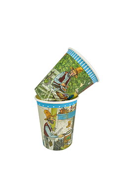 Pappersmuggar 250ml 8st - Pettson & Findus