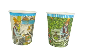 Pappersmuggar 250ml 8st - Pettson & Findus