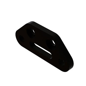 ARRMA Aluminum Front Suspension Mount: Black