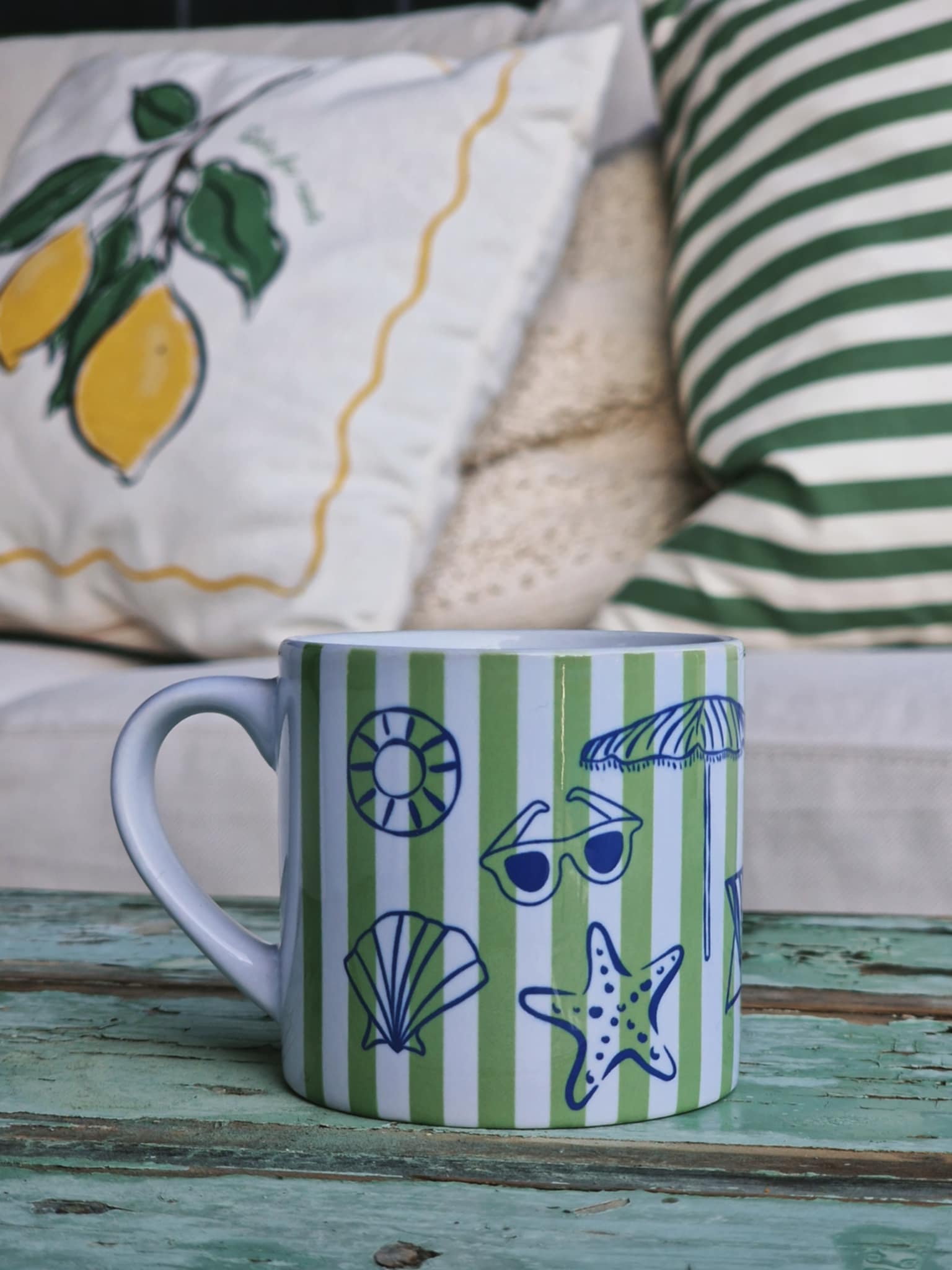 Mug (small) "Beach green" - 3