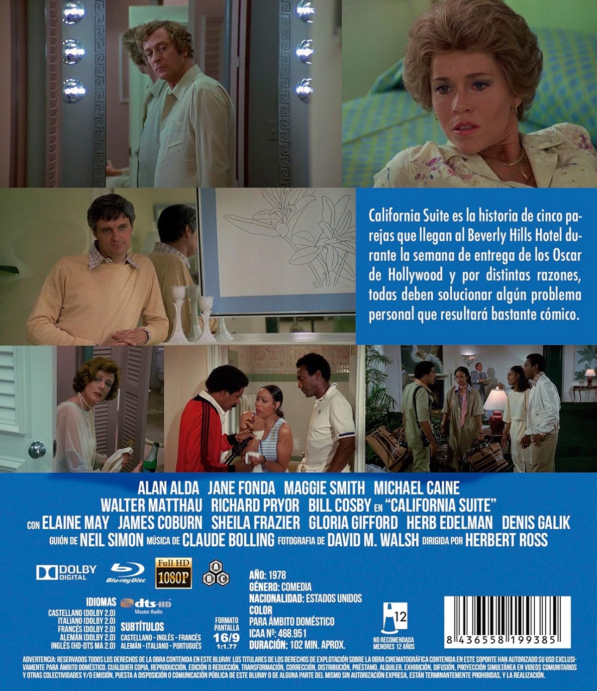 California Suite (ej svensk text) (Blu-ray) - 2