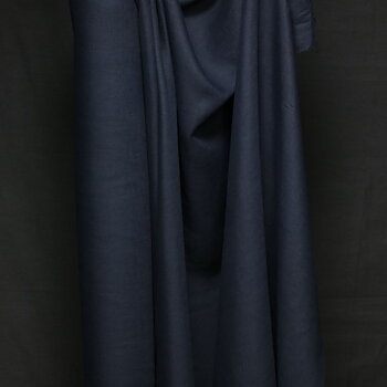 Elegant italienskt linnetyg – Mörkt blå