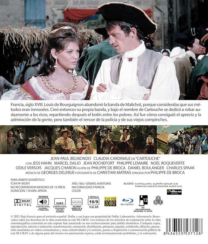 Cartouche (ej svensk text) (Blu-ray) - 2