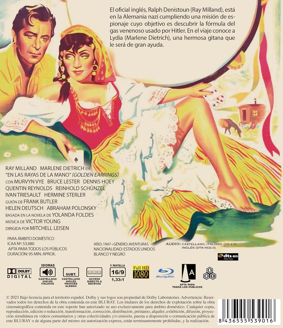 Golden Earrings (ej svensk text) (Blu-ray) - 2