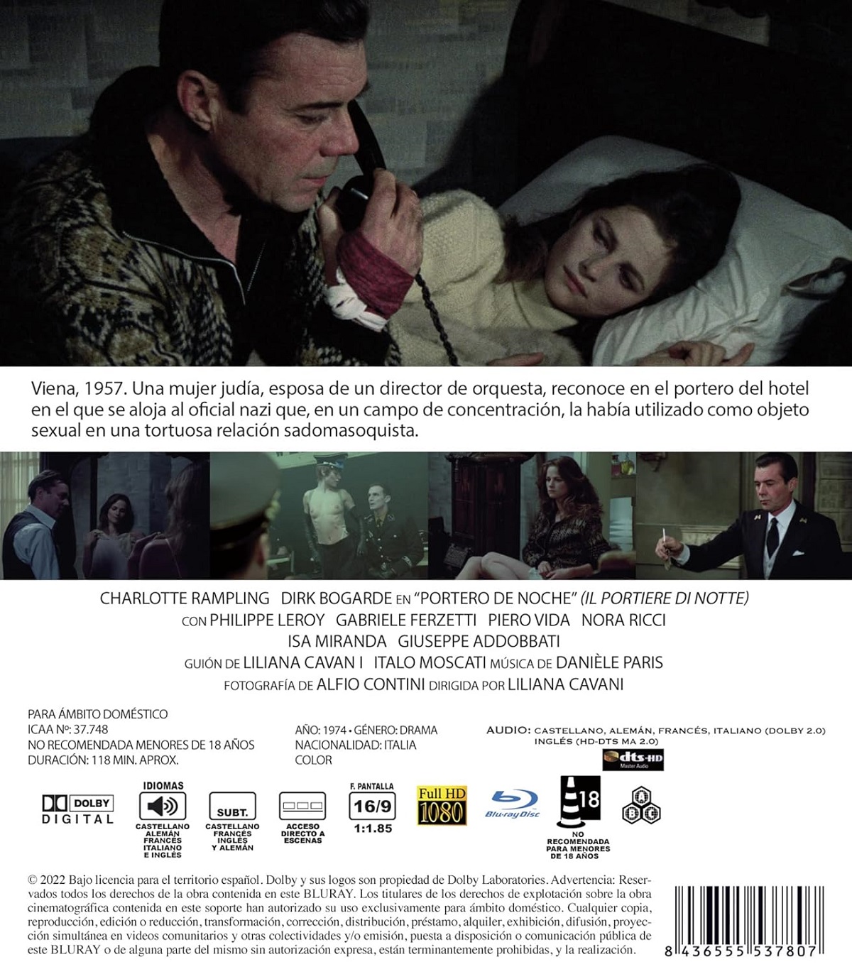 Night Porter (ej svensk text) (Blu-ray) - 2