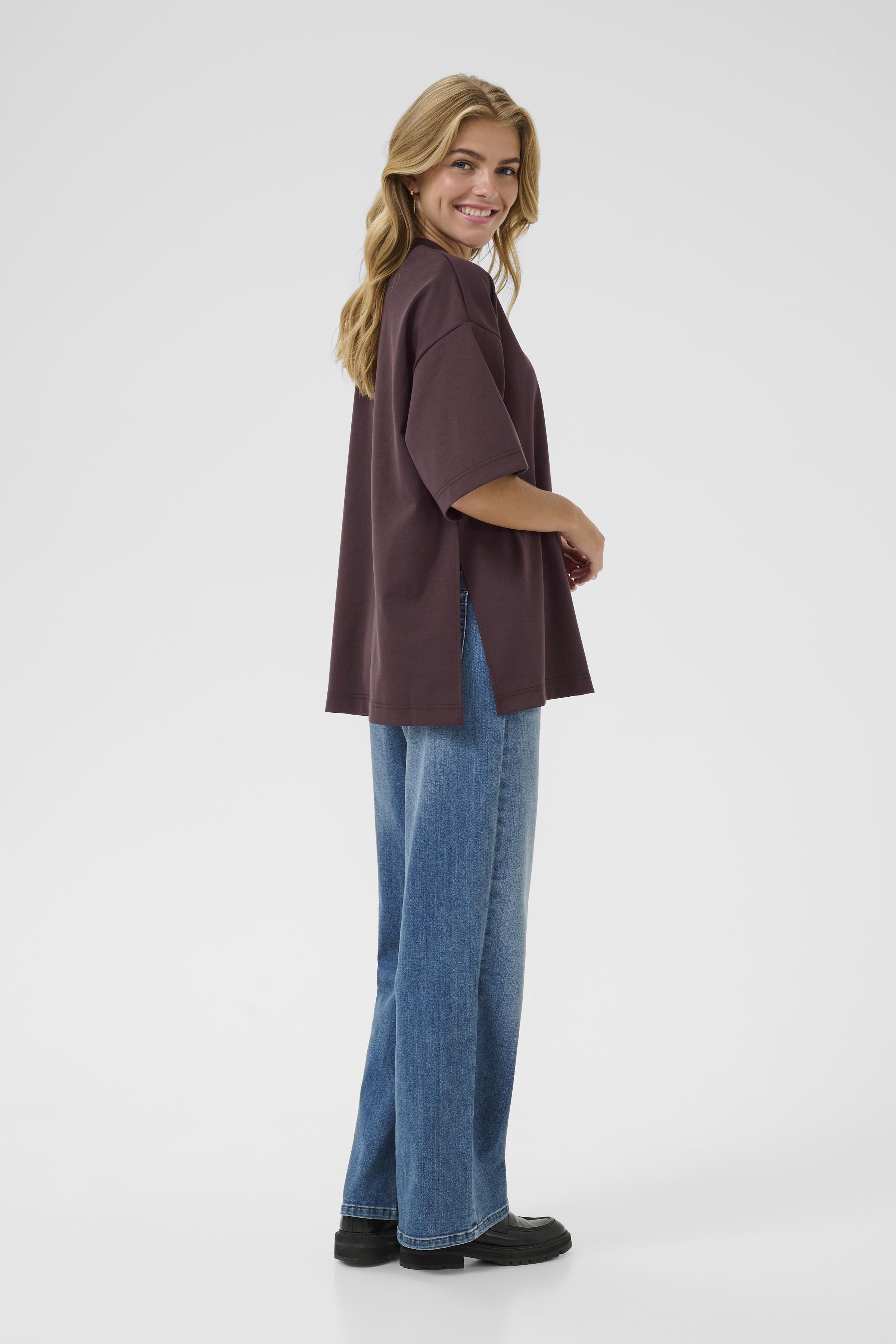KAjenny T-shirt Fudge T-Shirt med slits