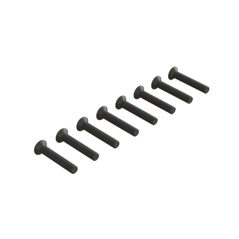 ARRMA Flat Head Hex Machine Screw M3x18mm (10)