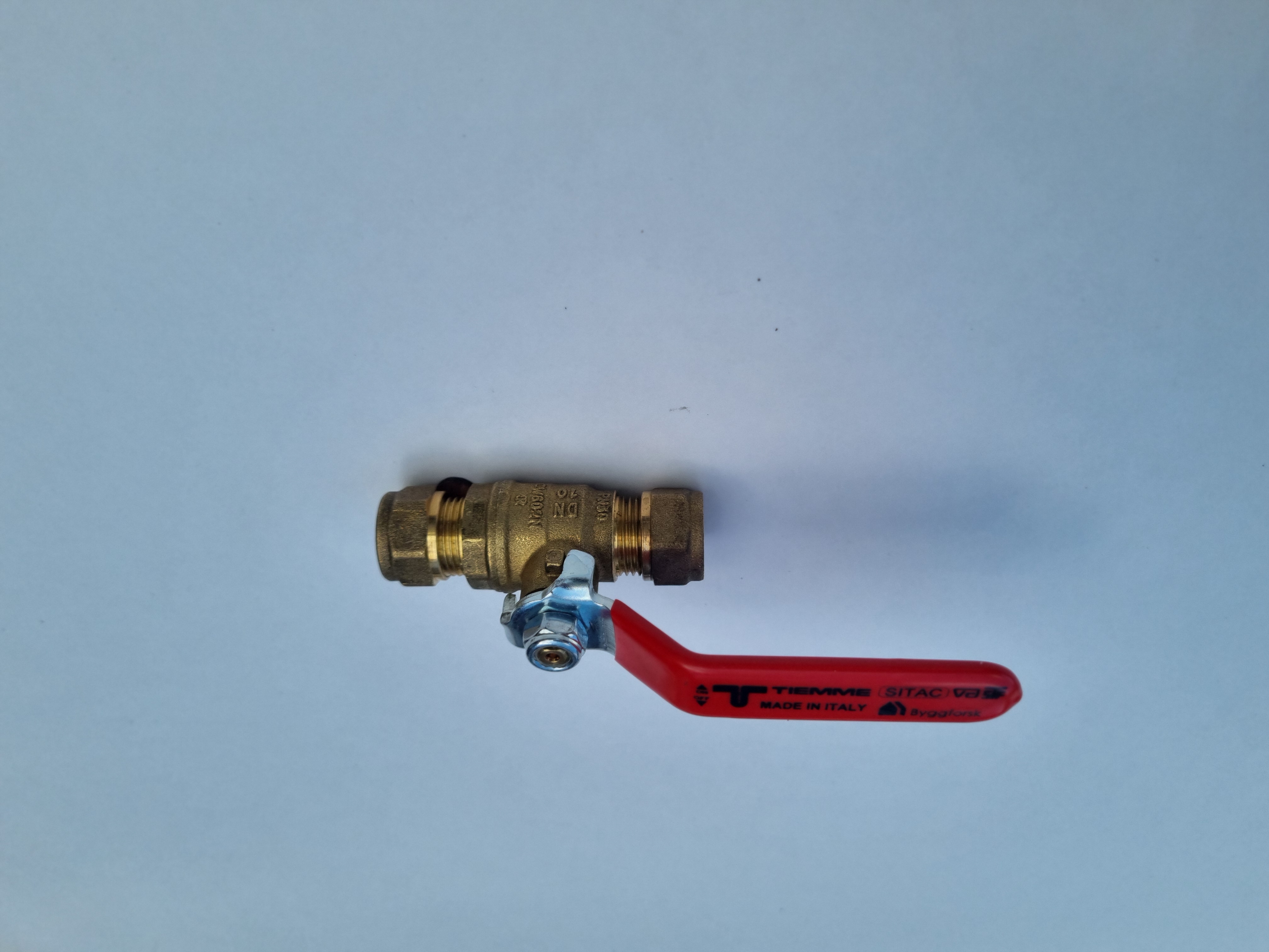 Kulventil klämring 12mm