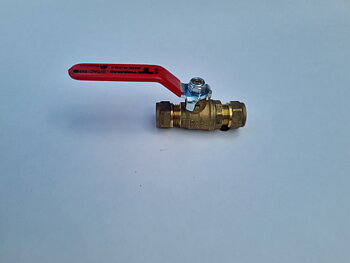 Kulventil klämring 12mm