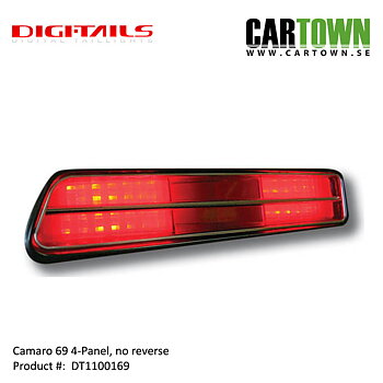 1969 Camaro - 4 Panel Sequential LED Taillight Kit