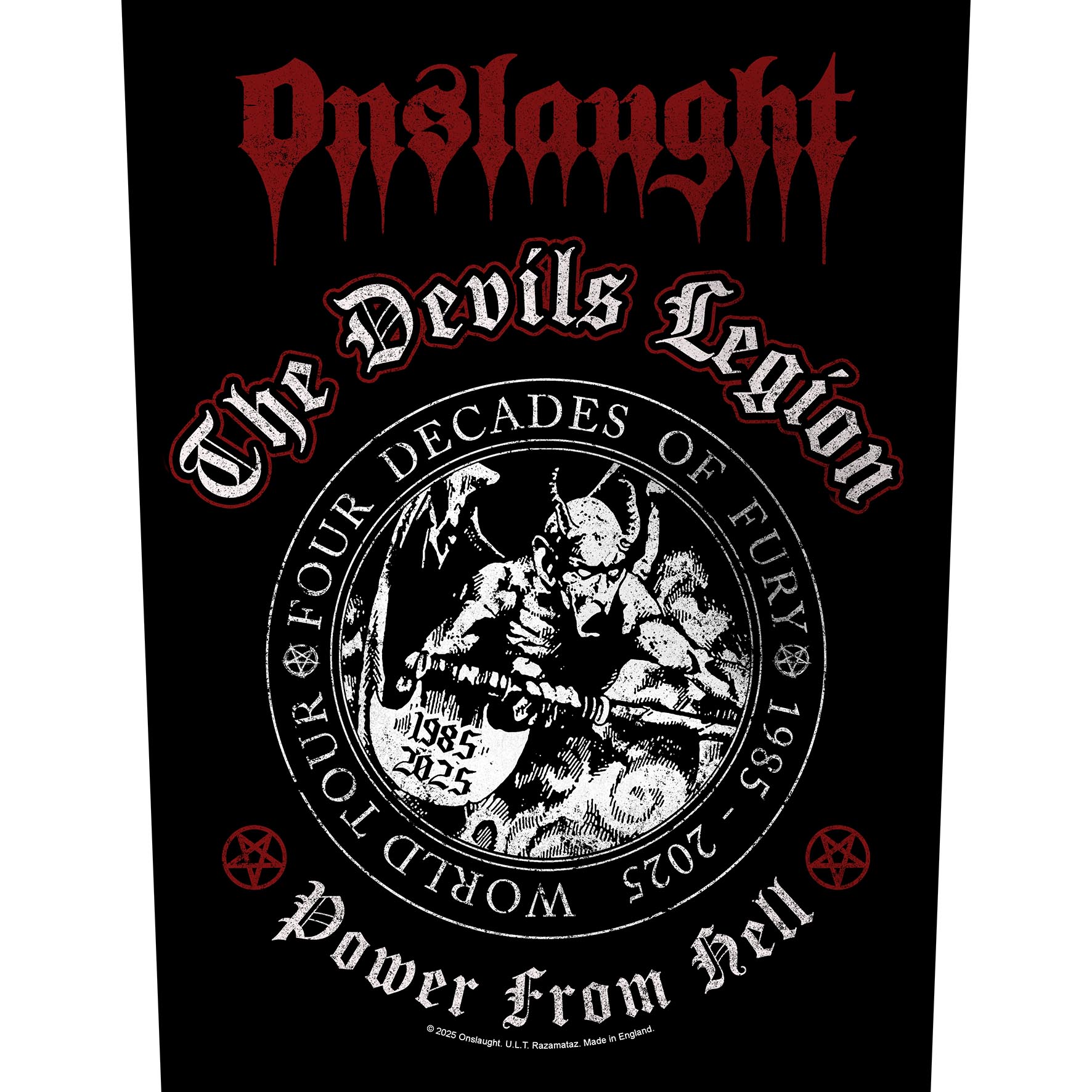 Back patch: Onslaught - The Devils Legion