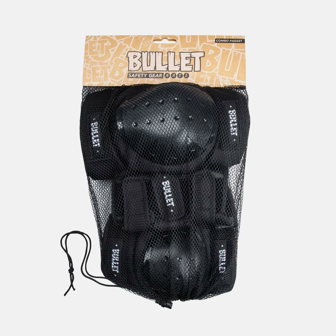 Bullet - Standard Combo Triple Padset Junior Black - 2