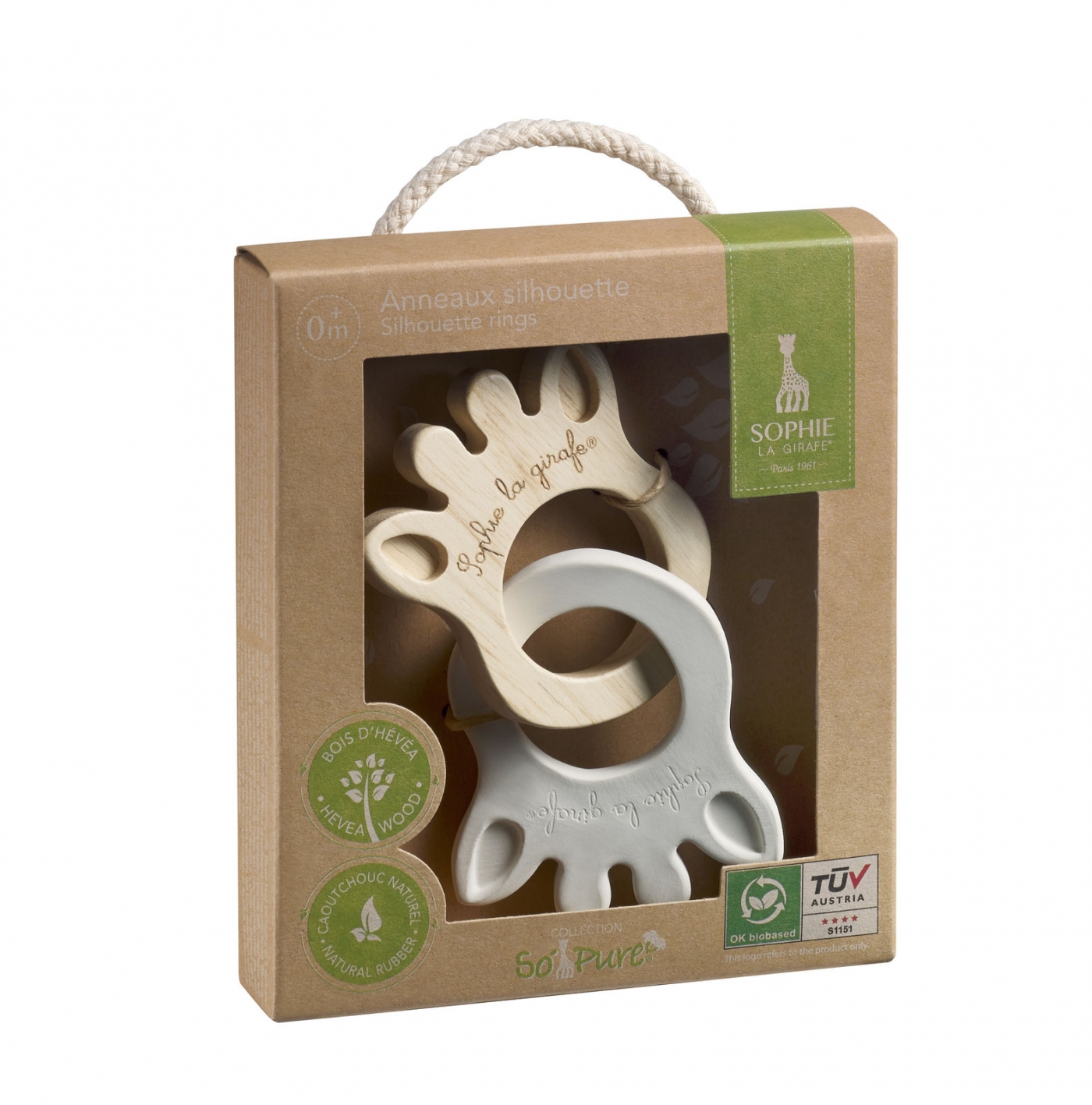 Sophie the giraffe-so pure and wood siluette - 2