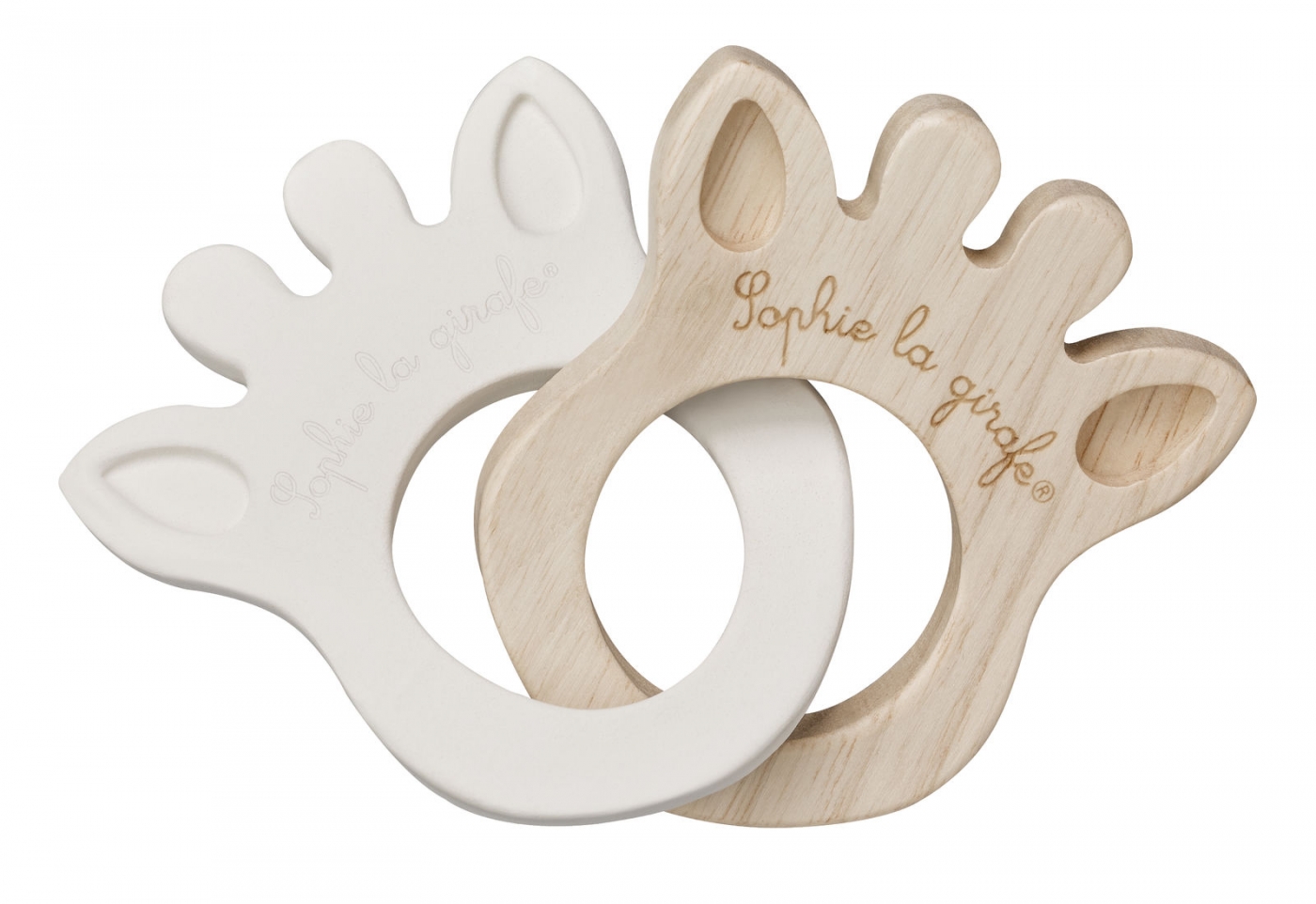 Sophie the giraffe-so pure and wood siluette