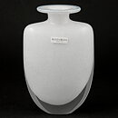 Kjell Engman (Swing 1989) White Cased Vase 14 cm