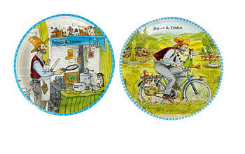 Papperstallrik 23cm, 8-pack, Pettson & Findus