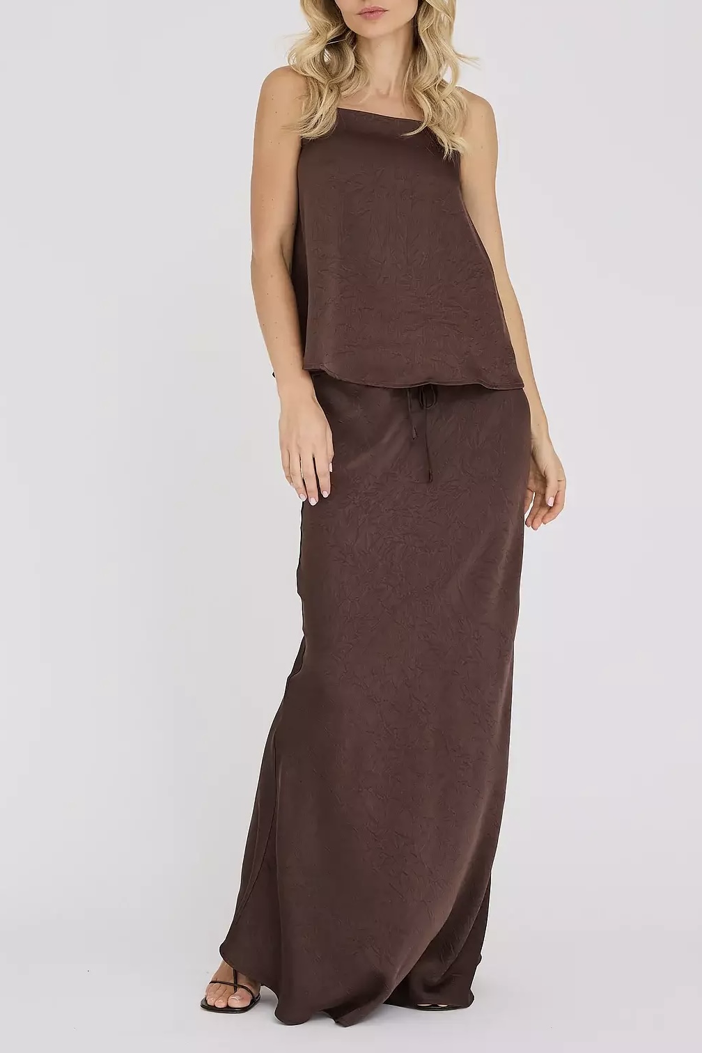 A-View - Emily Skirt Dark Brown