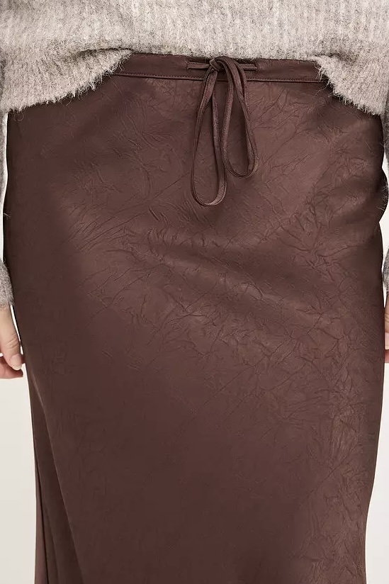 A-View - Emily Skirt Dark Brown - 7