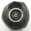 Isak Isaksson (2000s) Unique Chawan Bowl with Black Glaze 13 cm #30