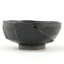 Isak Isaksson (2000s) Unique Chawan Bowl with Black Glaze 13 cm #30
