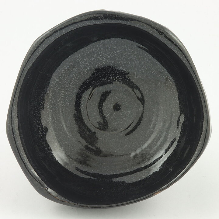 イサク・イサクソン  一点もの  黒色のボウル  茶碗  (13cm)  2000年代  #30