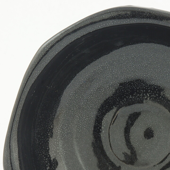 Isak Isaksson (2000s) Unique Chawan Bowl with Black Glaze 13 cm #30