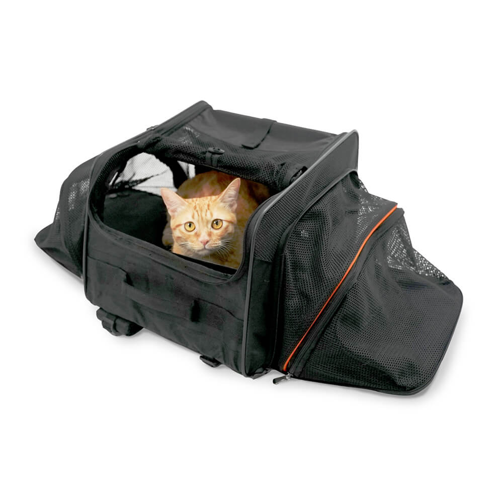 Ibiyaya JetPaw: 3-in-1 Pet Stroller with Removable Airline-Approved Carrier - Black - Versatile