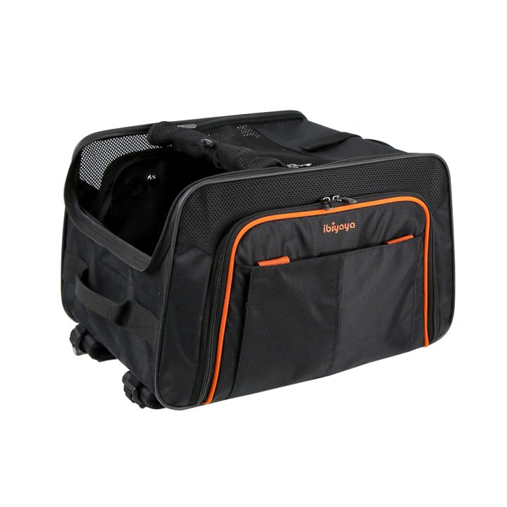 Ibiyaya JetPaw: 3-in-1 Pet Stroller with Removable Airline-Approved Carrier - Black