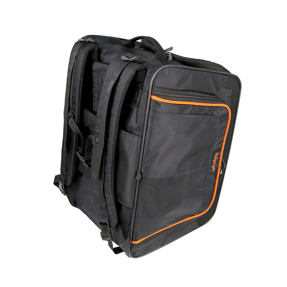 Ibiyaya JetPaw: 3-in-1 Pet Stroller with Removable Airline-Approved Carrier - Black