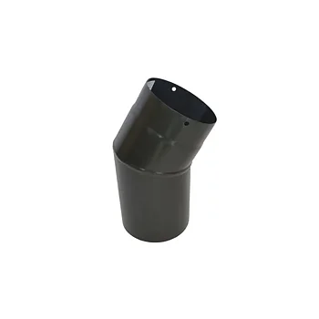 Emaljerad Rörböj 30 Grader ∅ 130 MM SVART