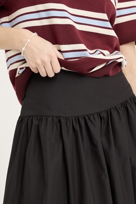 A-View - Fia Long Ballon Skirt Black - 3