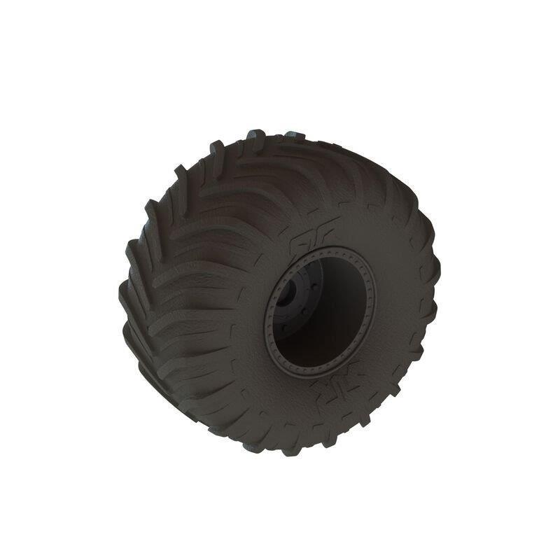 ARRMA dBoots Chevron MT Tire Set, Glued (2)