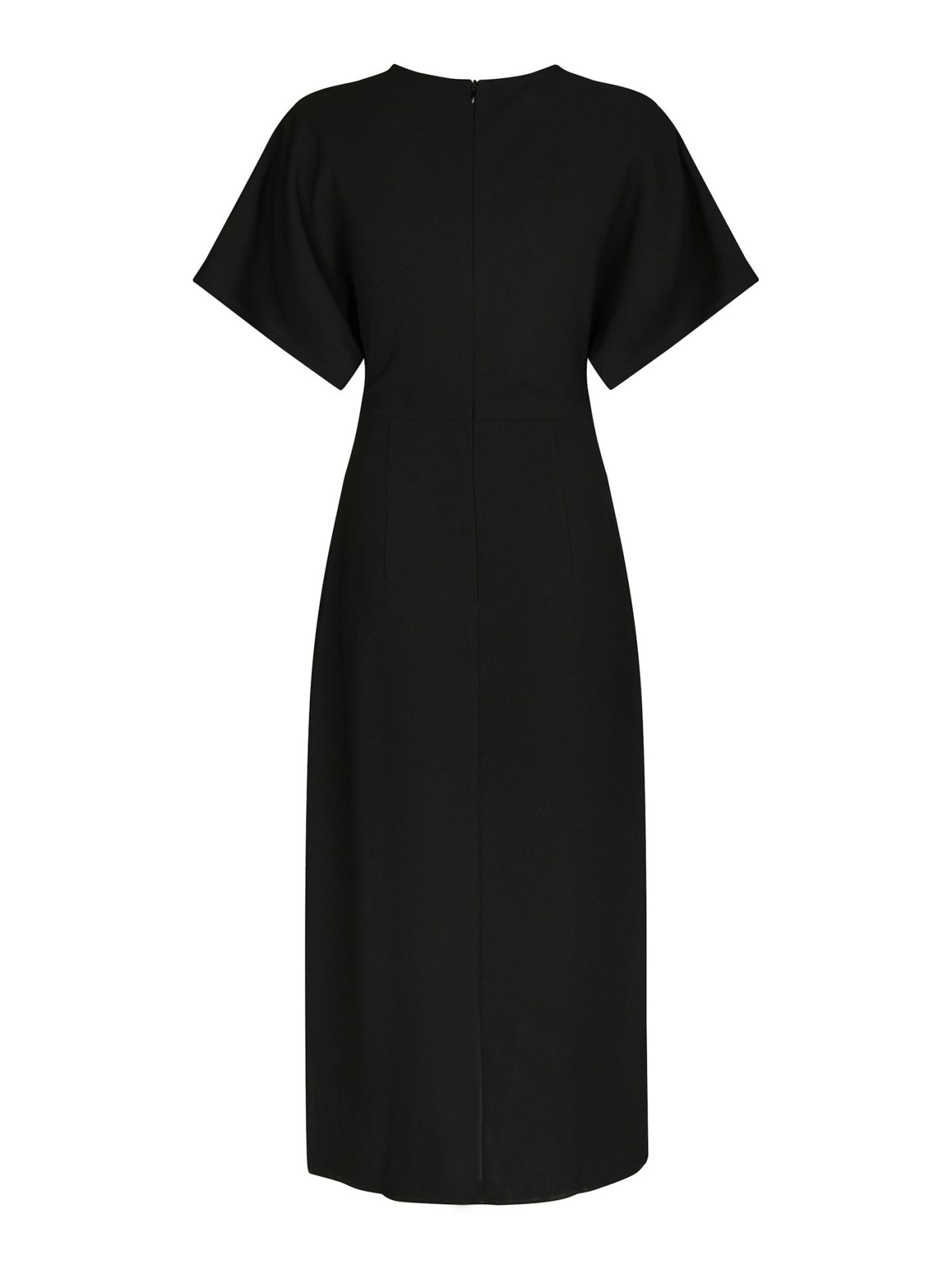 Neo Noir  - Miloine Drape Dress Black - 5