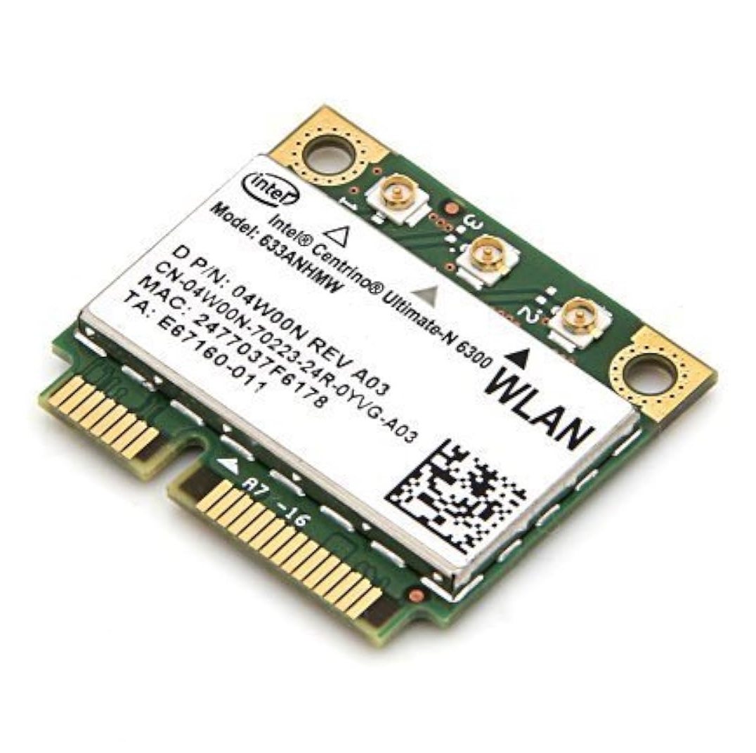 Intel WiFi Link Centrino Ultimate-N 6300 6300AGN 802.11n minikort 633ANHMW Halv Storlek 450 Mbps