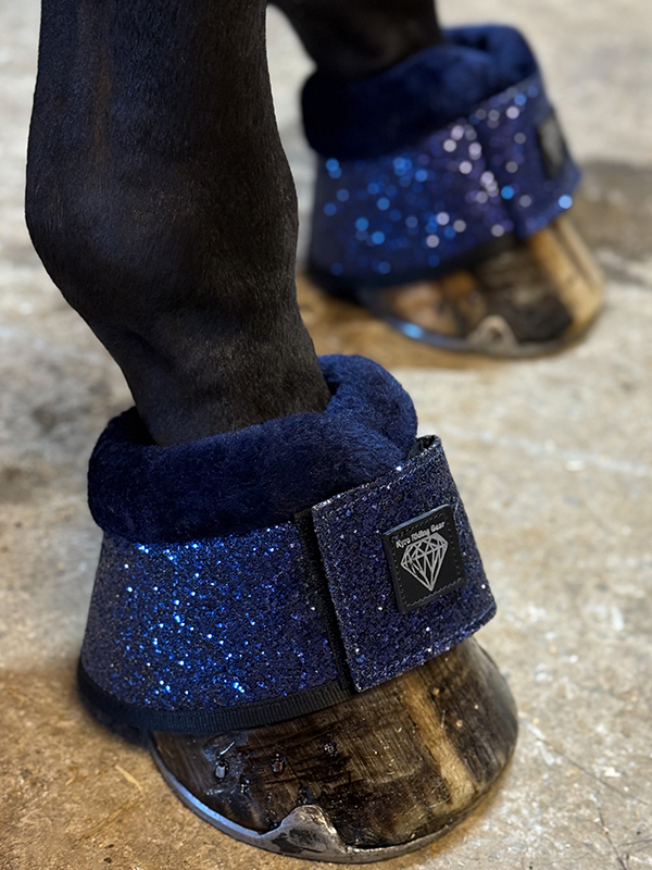 BELL BOOTS SUPER SPARKLY NAVY TEDDY NAVY